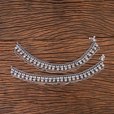 Classic Payal With Oxidised Plating