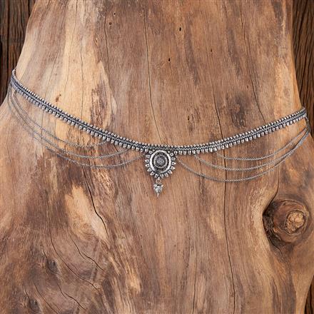 Classic Belt With Oxidised Plating