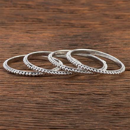 Classic Bangles With Oxidised Plating