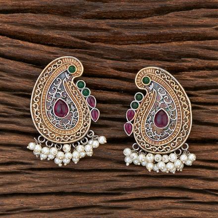 Classic Earring With 2 Tone Plating