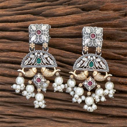 Trendy Earring With 2 Tone Plating