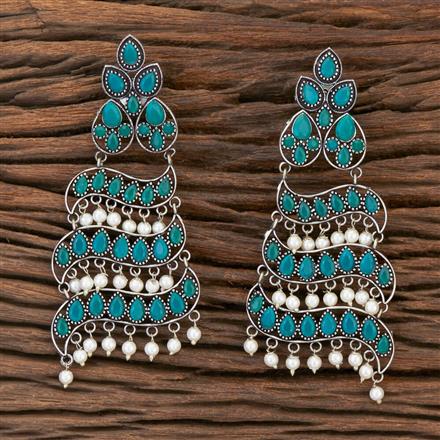 Classic Earring With Oxidised Plating