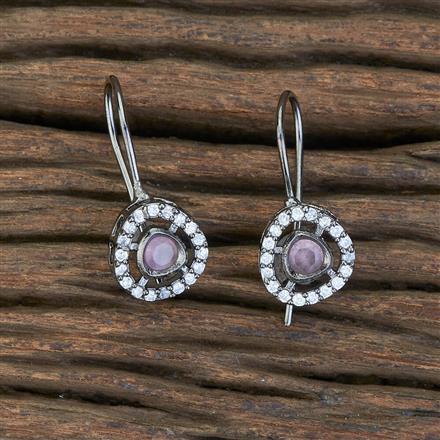 Hoops Earring With Oxidised Plating