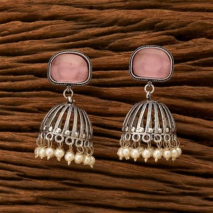 Classic Jhumki With Oxidised Plating