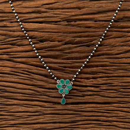 Delicate Mangalsutra With Oxidised Plating