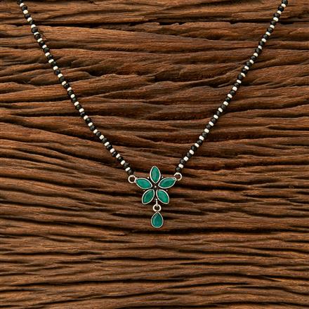 Classic Mangalsutra With Oxidised Plating