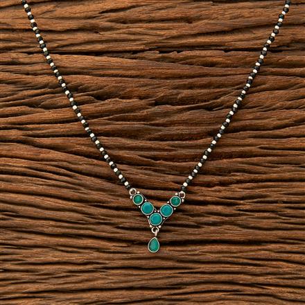 Classic Mangalsutra With Oxidised Plating