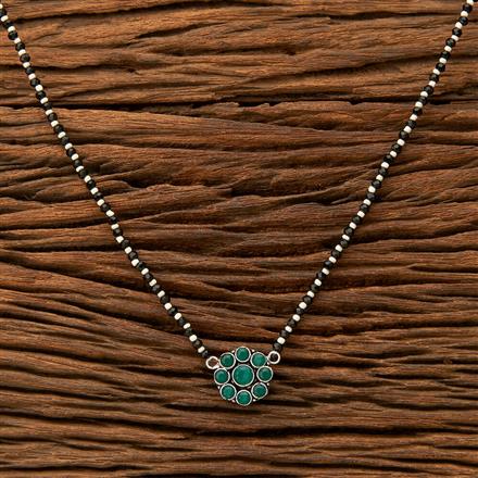 Classic Mangalsutra With Oxidised Plating