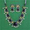 Oxidised Birds Necklace With 2 Tone Plating
