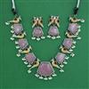 Oxidised Birds Necklace With 2 Tone Plating