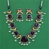Oxidised Birds Necklace With 2 Tone Plating