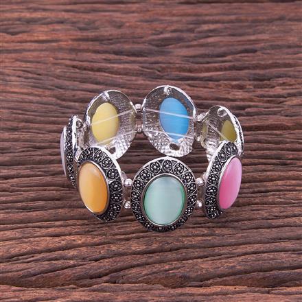 Classic Bracelet With Oxidised Plating