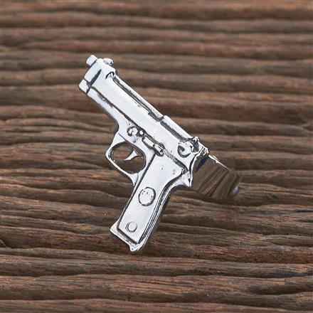 Adjustable Ring With Oxidised Plating