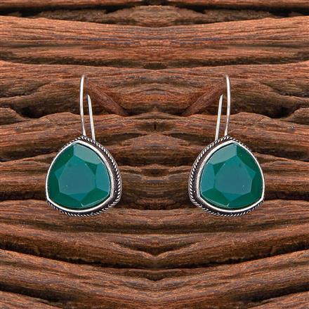 Hoops Earring With Oxidised Plating