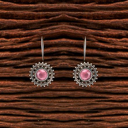 Hoops Earring With Oxidised Plating