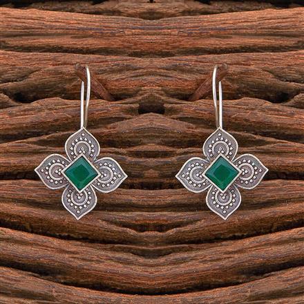 Hoops Earring With Oxidised Plating