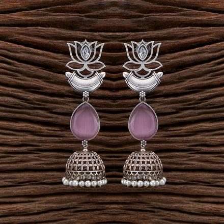 Jhumki With Oxidised Plating