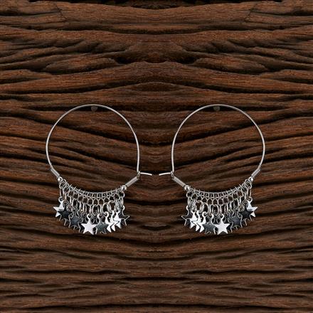 Oxidised Classic Bali With Rhodium Plating