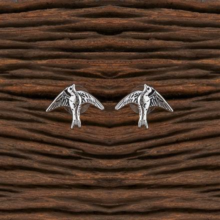 Classic Earring With Oxidised Plating