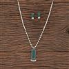Classic Pendant Set With Oxidised Plating