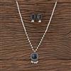Classic Pendant Set With Oxidised Plating