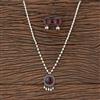 Classic Pendant Set With Oxidised Plating