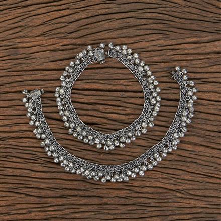 Classic Payal With Oxidised Plating