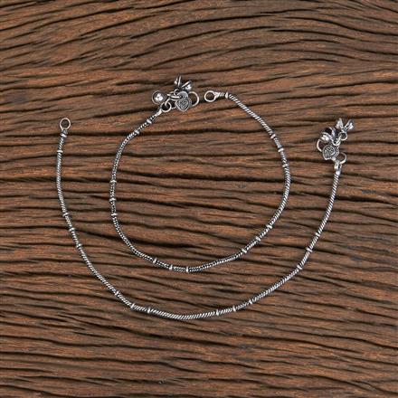 Classic Payal With Oxidised Plating