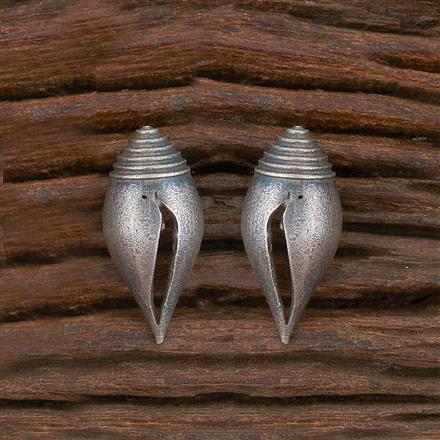 Classic Earring With Oxidised Plating