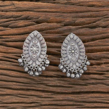 Delicate Earring With Oxidised Plating