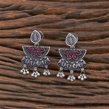 Delicate Earring With Oxidised Plating