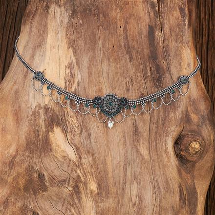 Pearl Belt With Oxidised Plating