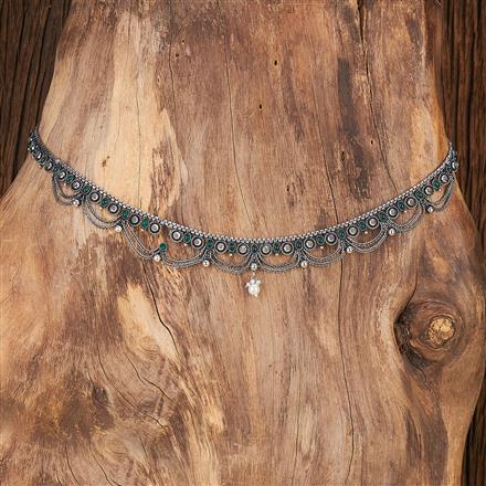 Classic Belt With Oxidised Plating