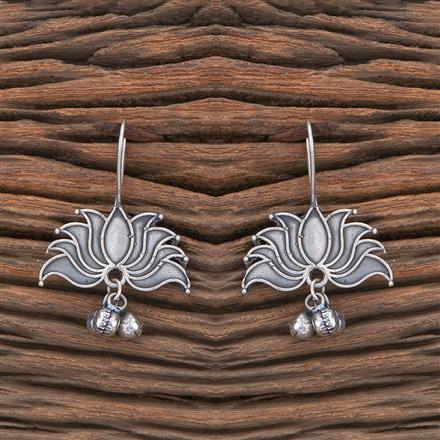 Classic Earring With Oxidised Plating