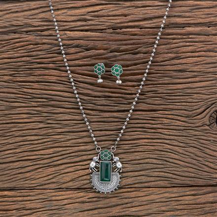 Trendy Necklace With Oxidised Plating