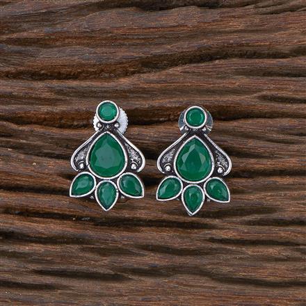 Classic Earring With Oxidised Plating