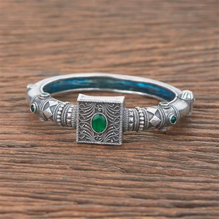 Classic Kada With Oxidised Plating