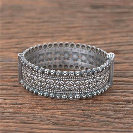 Classic Kada With Oxidised Plating