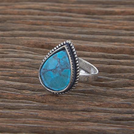 Adjustable Ring With Oxidised Plating