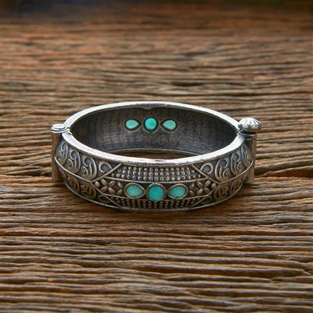 Classic Kada With Oxidised Plating