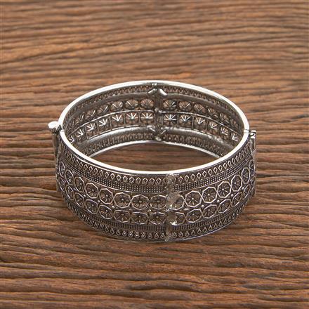 Classic Kada With Oxidised Plating