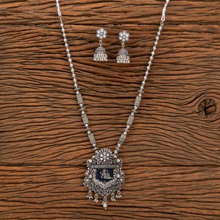 Temple Necklace With Oxidised Plating