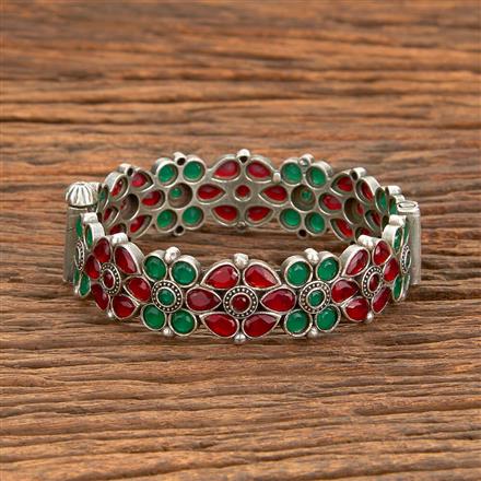 Classic Kada With Oxidised Plating