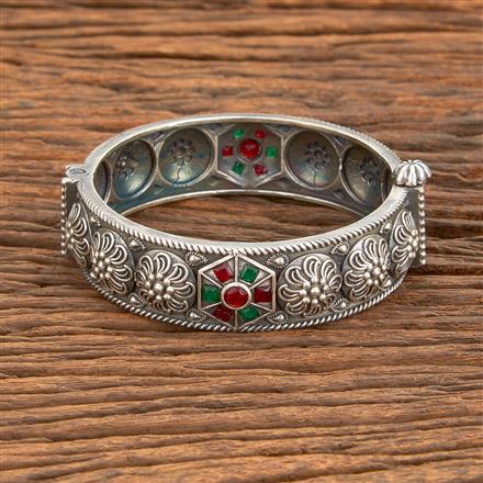 Classic Kada With Oxidised Plating