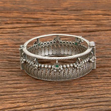 Broad Kada With Oxidised Plating