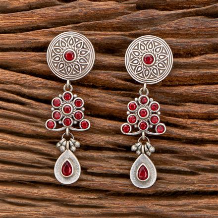 Classic Earring With Oxidised Plating