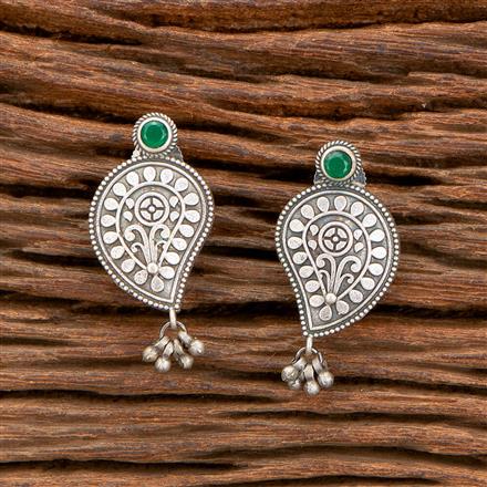 Classic Earring With Oxidised Plating