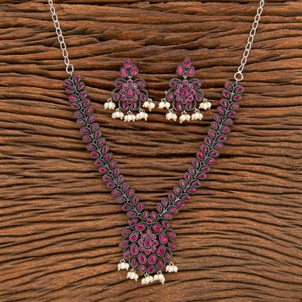 Delicate Necklace With Oxidised Plating