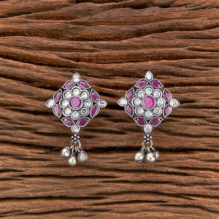 Delicate Earring With Oxidised Plating