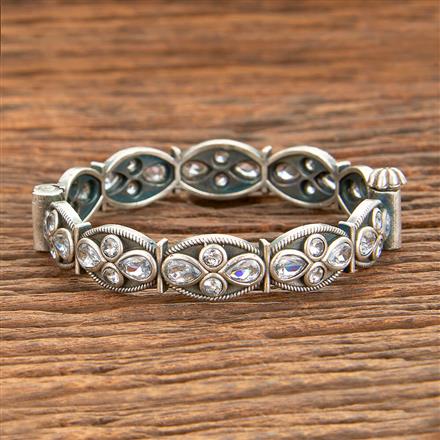 Classic Kada With Oxidised Plating